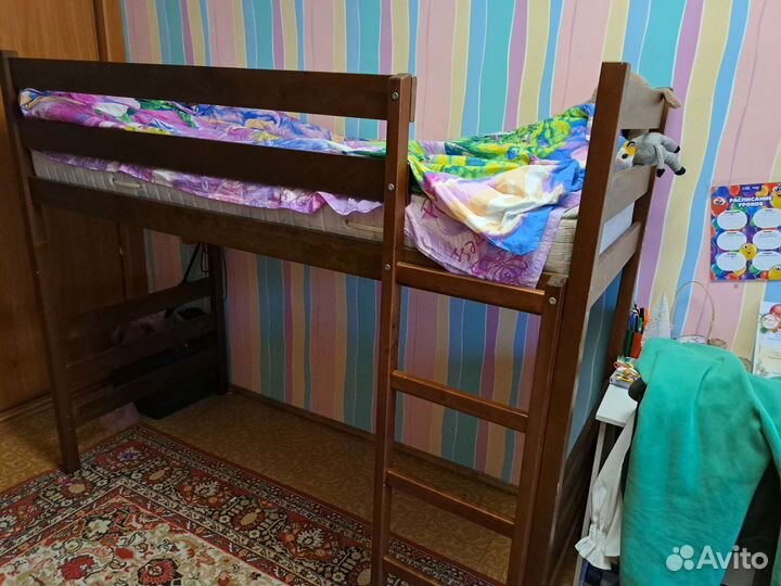 Детская кровать чердак