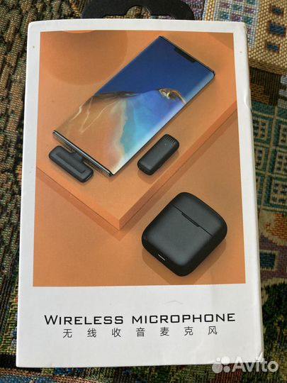 Микрофон петличный для айфон беспроводной TWS TWS1