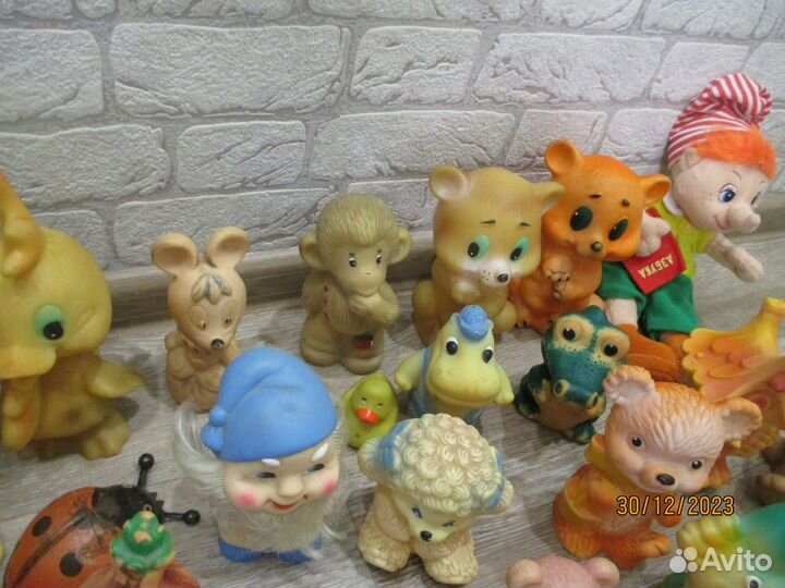 Игрушки резиновые советские СССР колекция