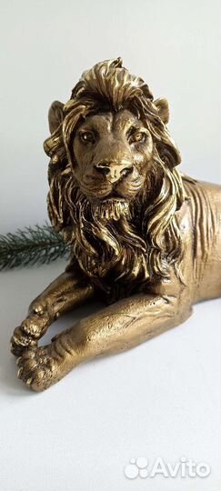 Декоративная фигура лев статуэтка