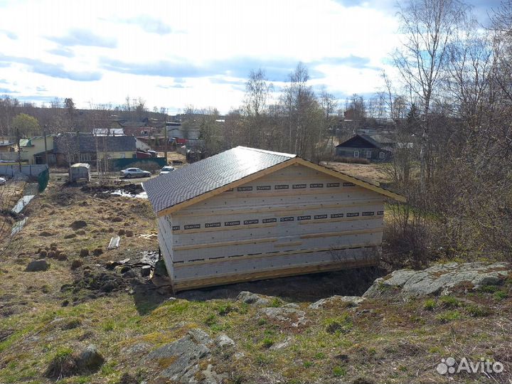 Комплект стоечного(силового) каркаса дома 9х9 м