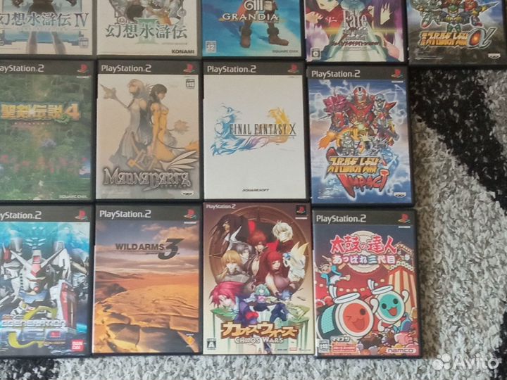 Редкие игры для PS 2 из Японии (лицензия)