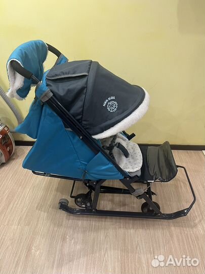 Санки-коляска Ника 7-1 как новые
