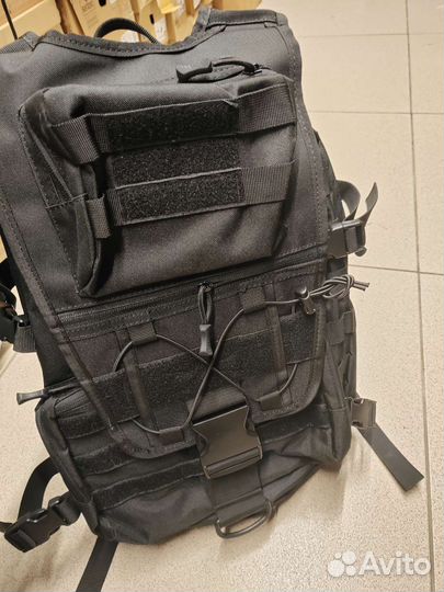 Тактический рюкзак 45л штурмовой черный