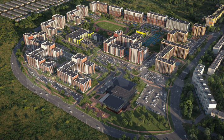 2-к. квартира, 35,9 м², 2/9 эт.