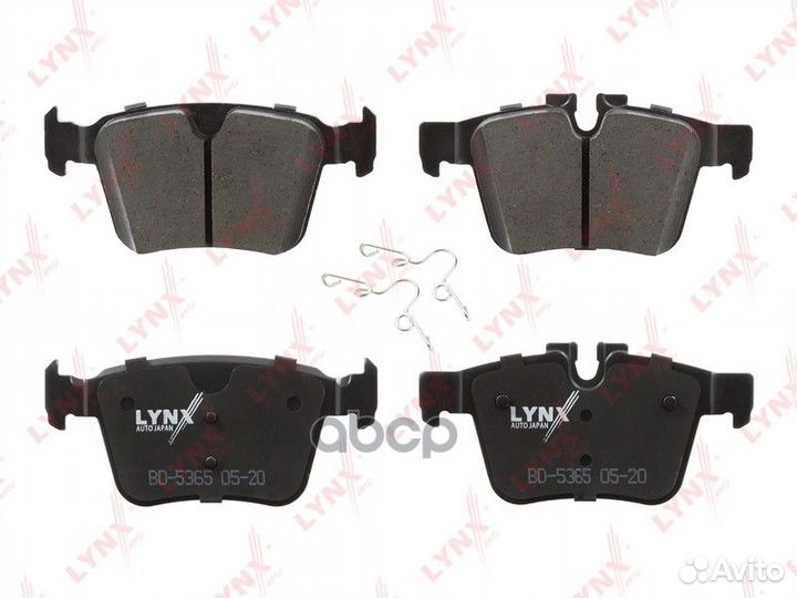 Колодки тормозные дисковые зад BD5365 lynxauto