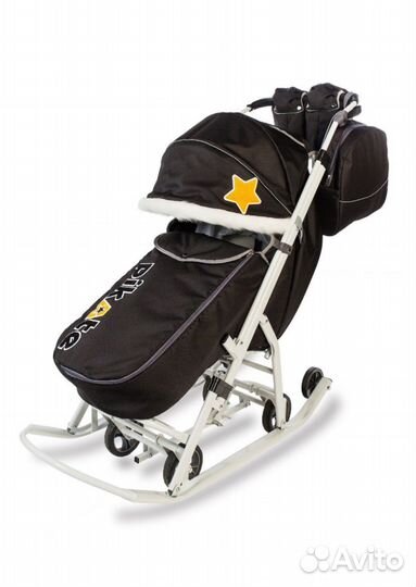 Детские санки коляска pikate