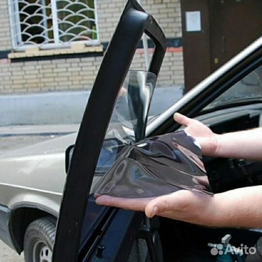 Съемная тонировка+ракель+нож 35%(50см*100см*2рулон