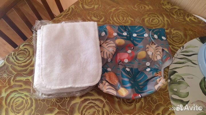 Многоразовый подгузник Новый+3 вкладыша Новые