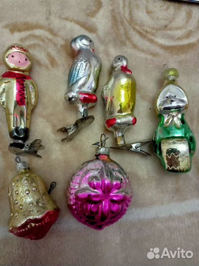 Елочные игрушки СССР