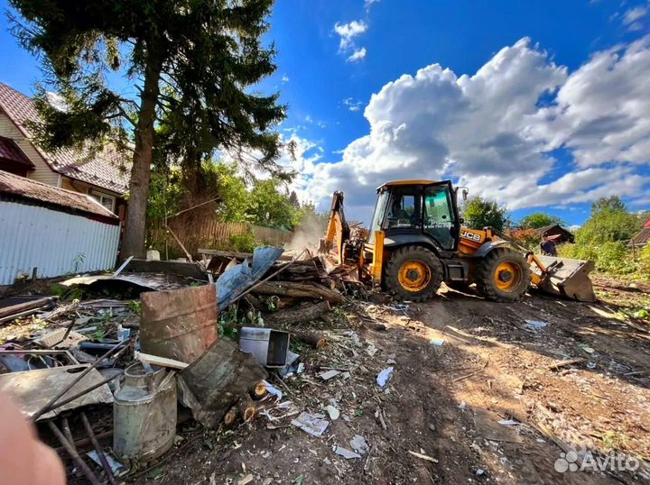 Расчистка участка, спил, благоустройство