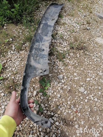 Накладка заднего бампера Hyundai Santa Fe 3