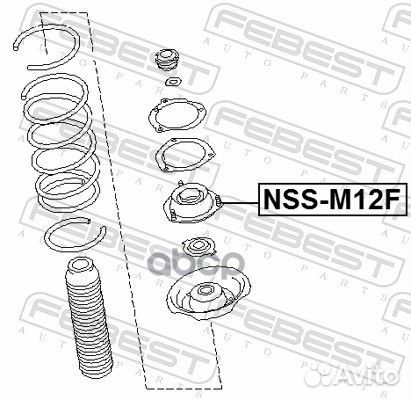 Опора амортизатора nissan avenir W10/W11 90-05