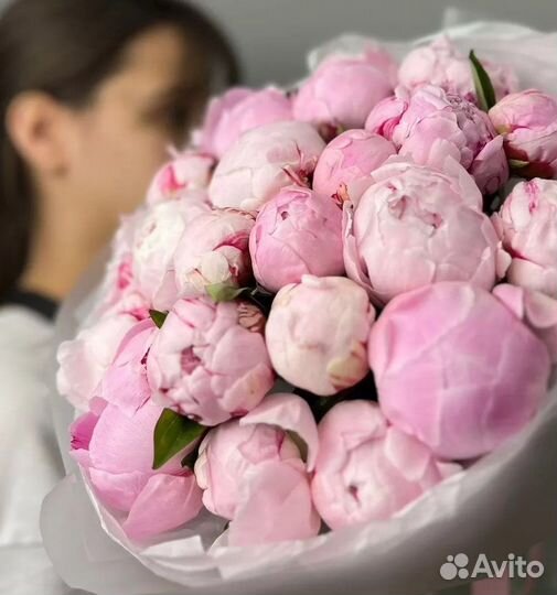 Пионы букет