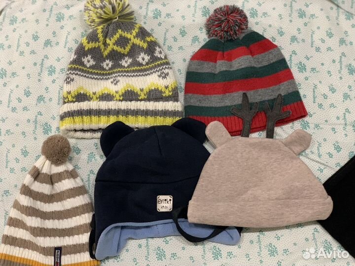 Панамы и шапки для мальчика на 2-3 года