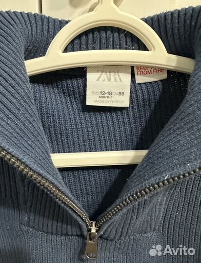 Вязаный свитер детский