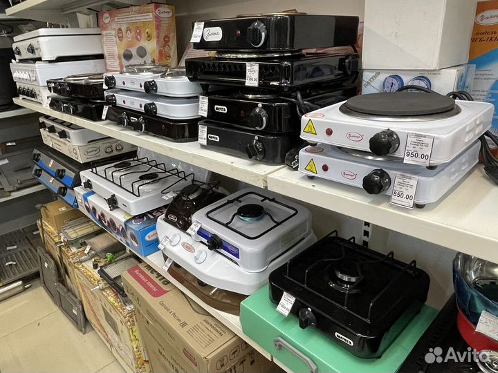 Плиты настольные (газовые и электрические)