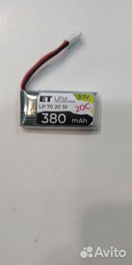 Аккумулятор ET LP702035-20CM 3.7В, 380мАч, Li-Pol