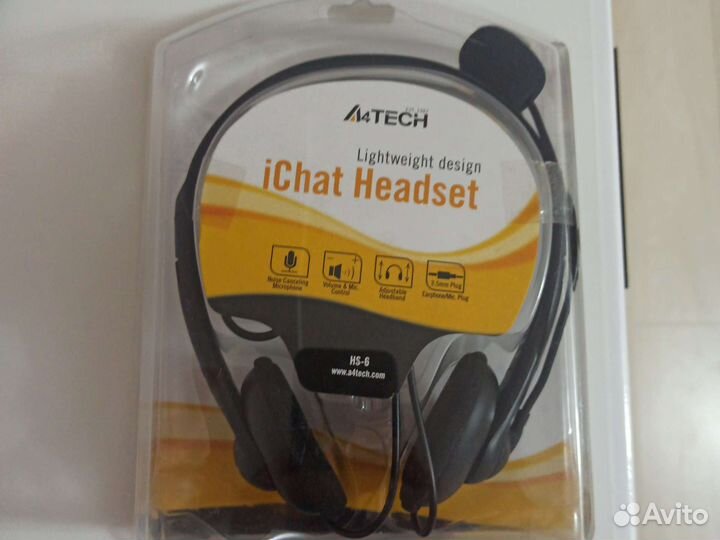 Гарнитура a4tech HS-6, для компьютера