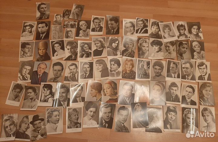 Фотокарточки с знаменитостями СССР и не только