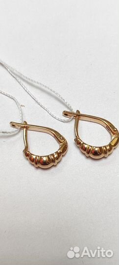 Золотые серьги