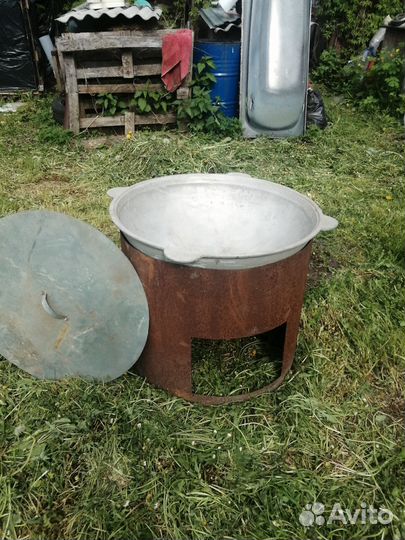 Казан с печкой