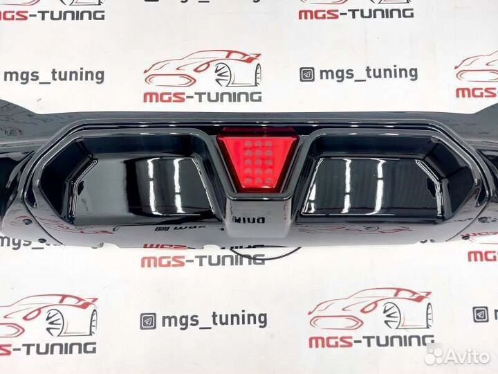 Диффузор G30 M5 CS LED стоп + насадки двойные blk