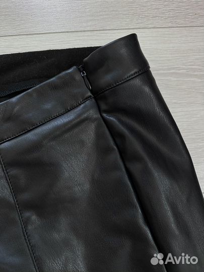 Брюки женские кожаные