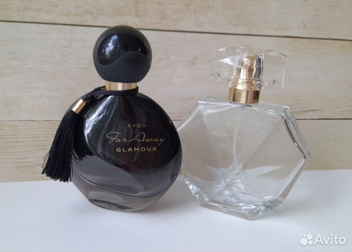 Пустые флаконы от духов Эйвон