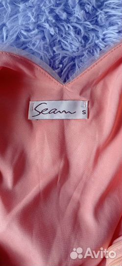 Вечернее платье 46 размера розовое