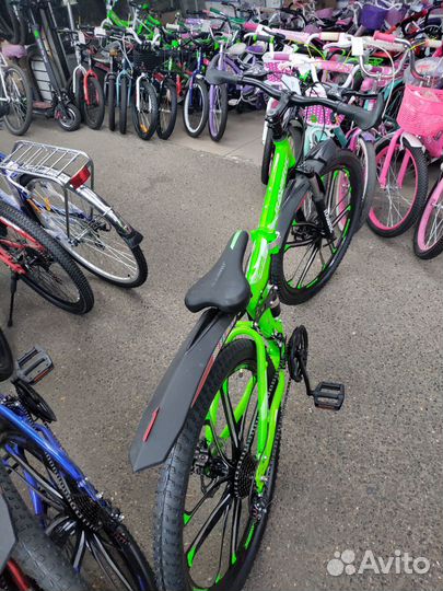 Велосипед на литых дисках