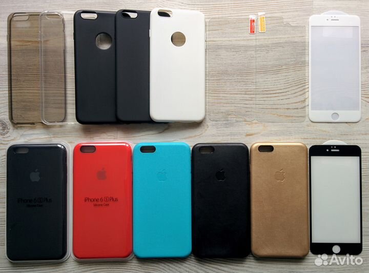 На iPhone 6 / 6s plus стекло чехол поклейка