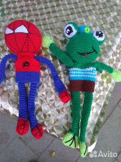 Вязаные игрушки ручной работы