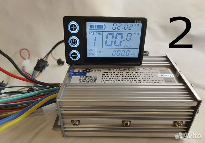 Контроллеры 36/48/52/60v/LED бк для Е-самокатов