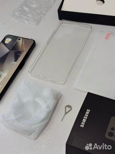 Коробка от телефона samsung s25 ultra с чеком