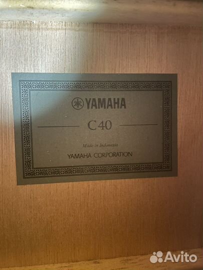 Гитара yamaha c40