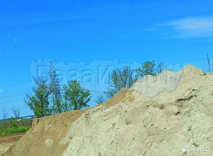 Песок карьерный от 1 м3