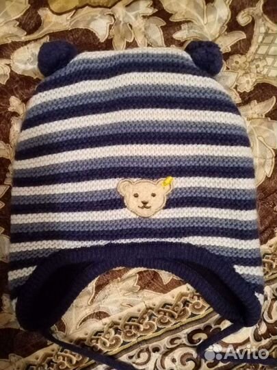 Шапки для мальчика 46 размер, на годик