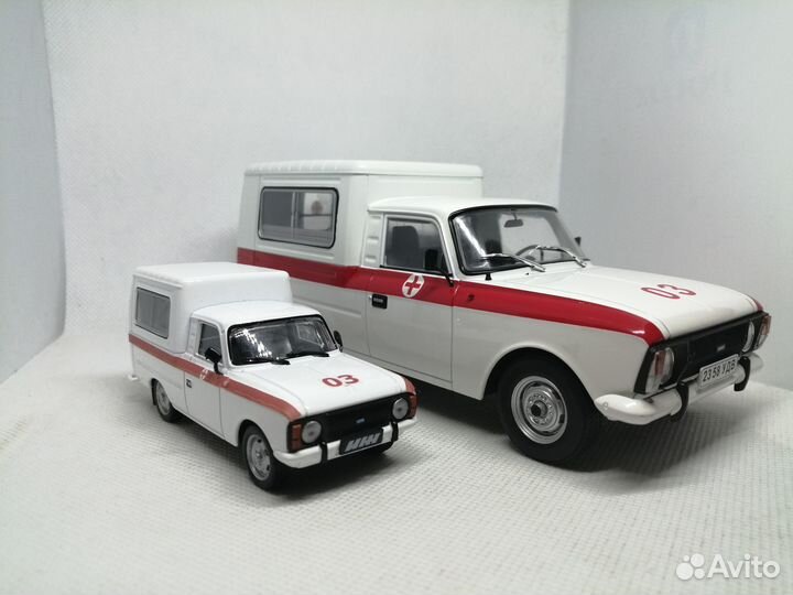 Модель иж-27156 «Скорая помощь» в масштабе 1:24