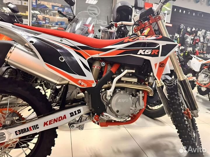 Мотоцикл kayo K6-R KYB 250 FCR (Новый)