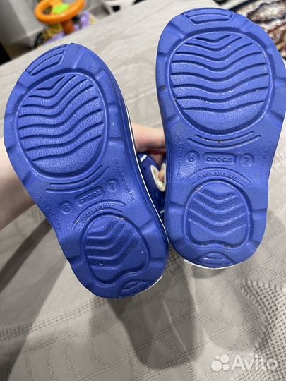 Резиновые сапоги crocs детские
