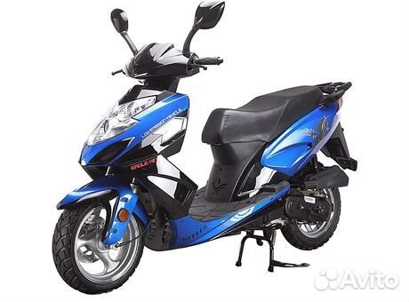 Скутер Racer RC150T-15 Stells синий