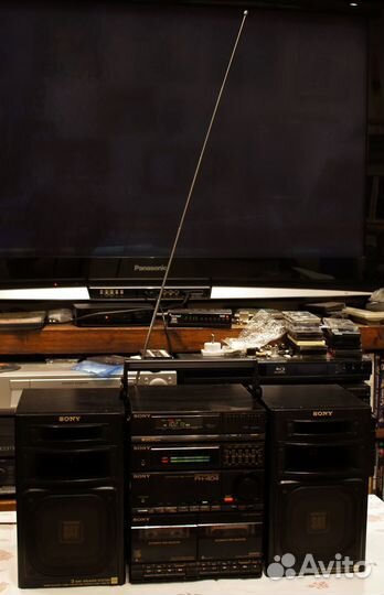 Sony FH-404 центр Sharp WQ-T352 twincam магнитола