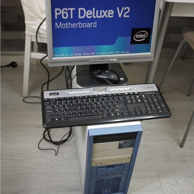 Компьютер asus p6t deluxe xeon x5670 16gd 500gb