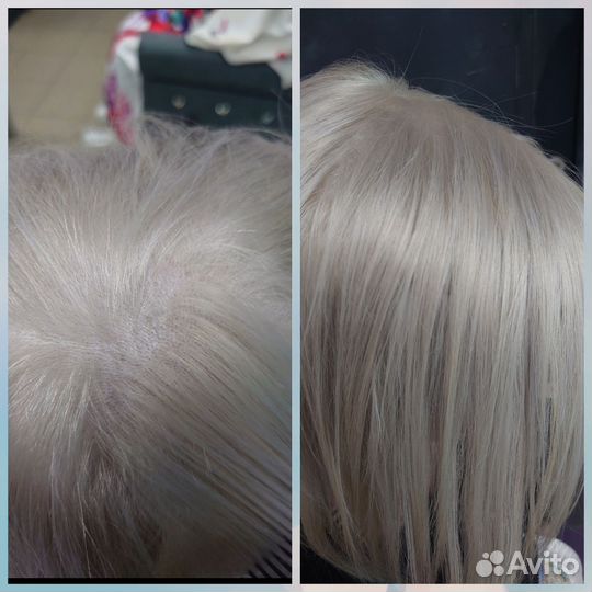 Модель на лиирование волос, (загущение волос)