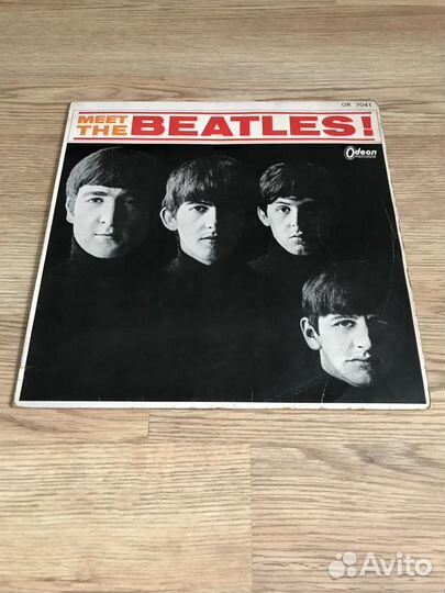 The Beatles Meet red vinyl 1st press japan NM