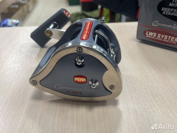 Катушка морская левая WFT penn Commander pro 20 LW