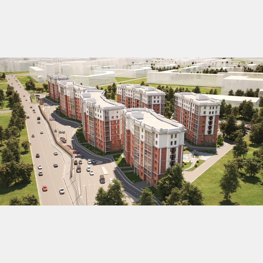 1-к. квартира, 39,2 м², 4/8 эт.