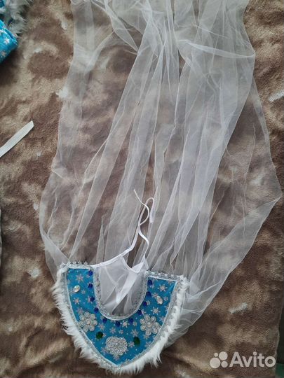 Костюм снегурочки 48р