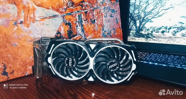 Видеокарта rx570 8gb